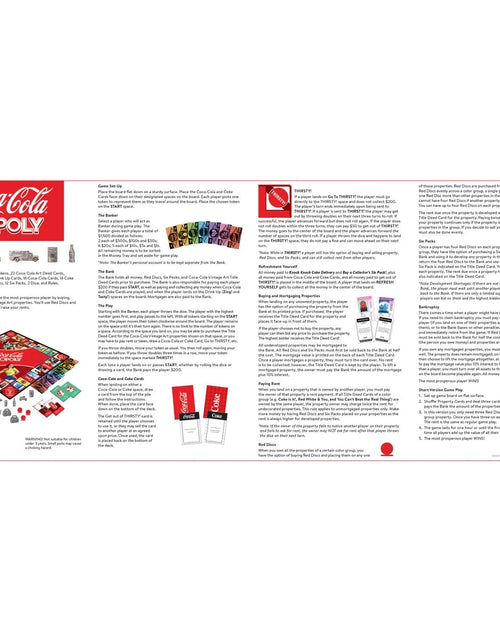 Load image into Gallery viewer, Coca-Cola Opoly by MasterPieces Puzzle Company INC

