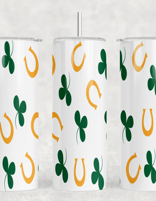 Load image into Gallery viewer, Lucky - 20 oz Steel Skinny Tumbler - Optional Blue Tooth Speaker - Speaker Color will Vary by Rowdy Ridge Co
