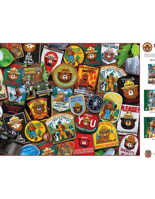 Load image into Gallery viewer, Smokey Bear Patches 1000 Piece Jigsaw Puzzle by MasterPieces Puzzle Company INC
