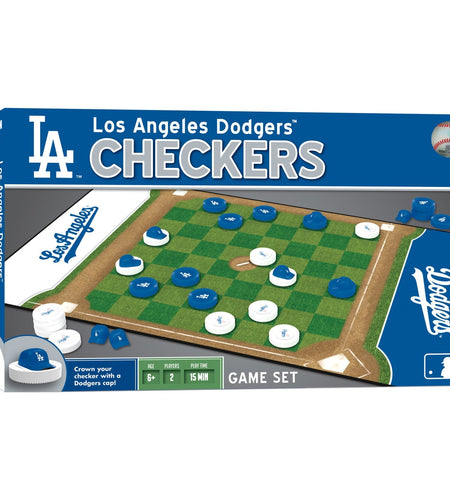Los Angeles Dodgers Checkers Board Game by MasterPieces Puzzle Company INC