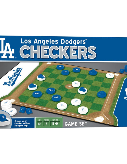 Load image into Gallery viewer, Los Angeles Dodgers Checkers Board Game by MasterPieces Puzzle Company INC

