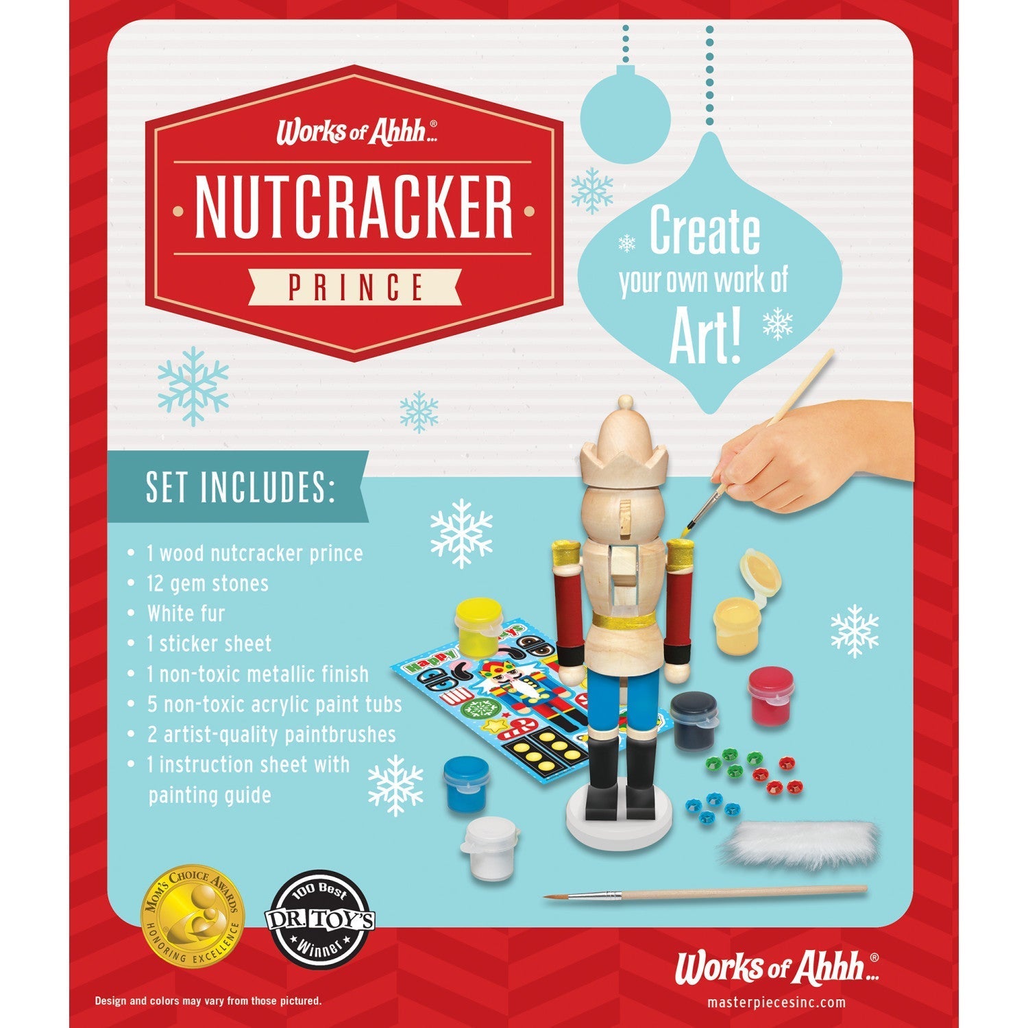 Holiday Craft Kit - Nutcracker Prince Wood Craft & Paint Kit by MasterPieces Puzzle Company INC
