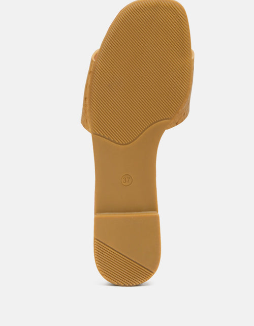 Load image into Gallery viewer, madeleine metal rings flat slides by London Rag
