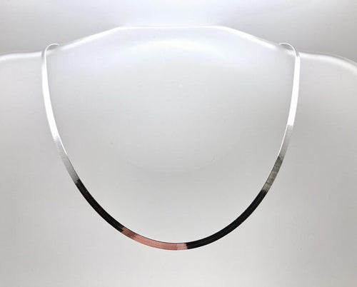Load image into Gallery viewer, Donatello Gian Solid Sterling Silver Flat Necklace - 5 Lengths by Donatello Gian
