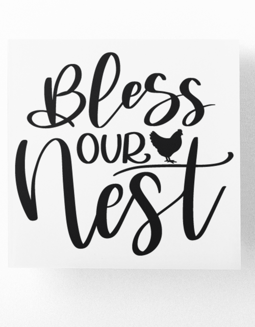 Load image into Gallery viewer, Bless Our Nest Family Sticker by WinsterCreations™ Official Store
