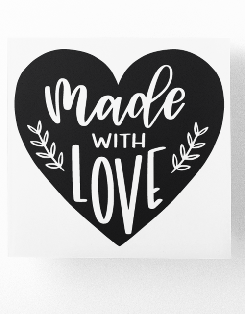 Load image into Gallery viewer, Made With Love Baby Sticker by WinsterCreations™ Official Store
