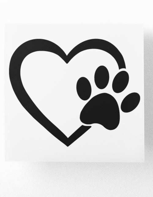 Load image into Gallery viewer, Paw Heart Dog Mom Sticker by WinsterCreations™ Official Store
