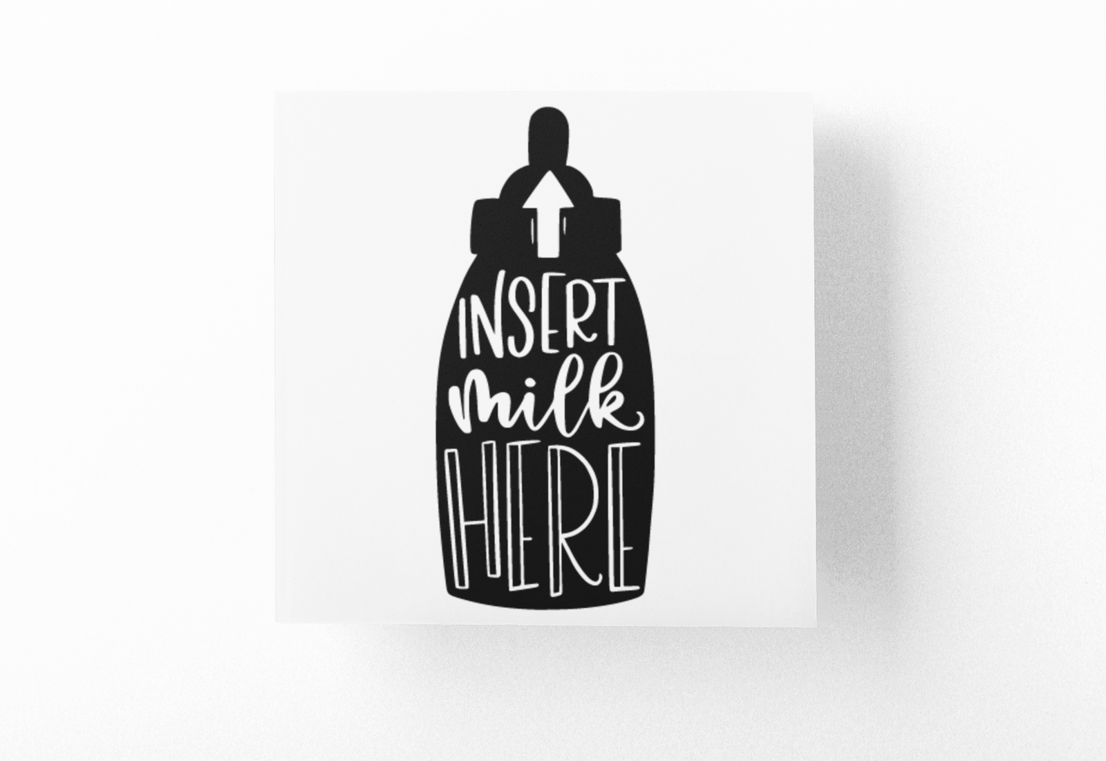 Insert Milk Here Baby Sticker by WinsterCreations™ Official Store