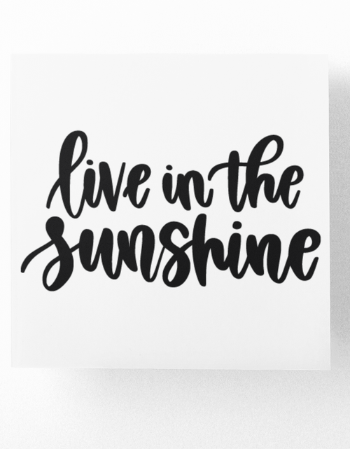 Load image into Gallery viewer, Live In The Sunshine Boho Sticker by WinsterCreations™ Official Store
