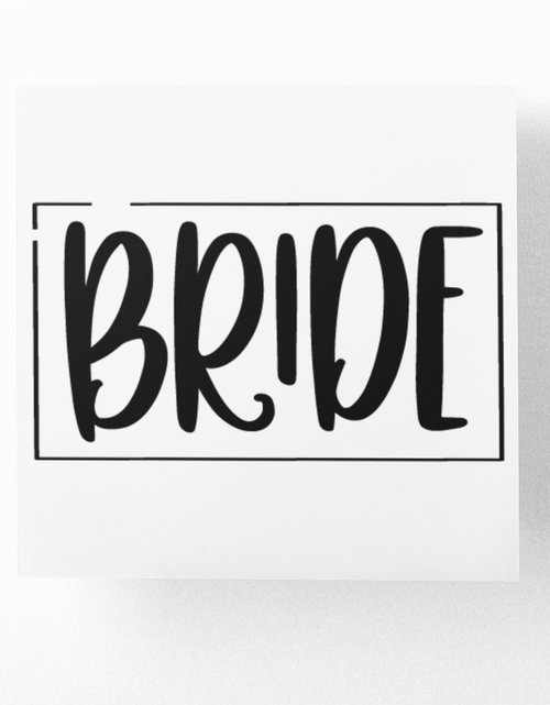 Load image into Gallery viewer, Bride 2 Bridal Sticker by WinsterCreations™ Official Store
