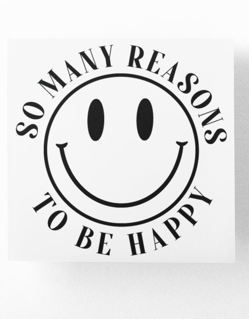Load image into Gallery viewer, So Many Reasons To Be Happy Boho Sticker by WinsterCreations™ Official Store
