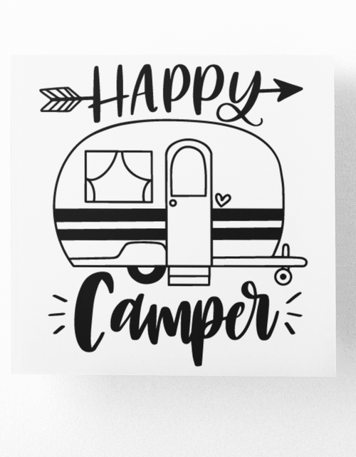 Load image into Gallery viewer, Happy Camper Adventure Sticker by WinsterCreations™ Official Store

