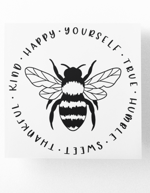 Load image into Gallery viewer, Bee Good Things Bumble Bee Sticker by WinsterCreations™ Official Store
