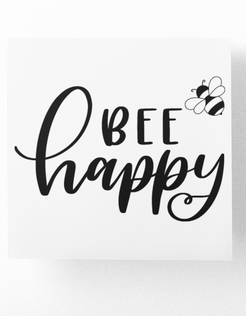 Load image into Gallery viewer, Bee Happy 2 Bumble Bee Sticker by WinsterCreations™ Official Store
