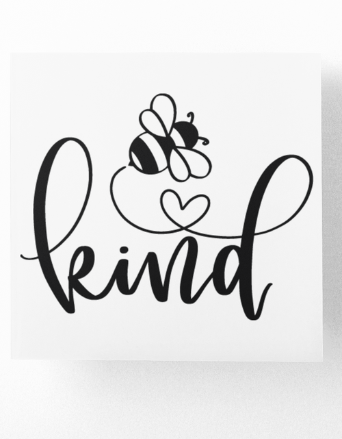 Load image into Gallery viewer, Bee Kind Bumble Bee Sticker by WinsterCreations™ Official Store
