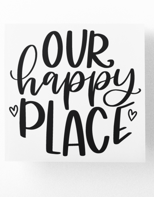 Load image into Gallery viewer, Our Happy Place Family Sticker by WinsterCreations™ Official Store
