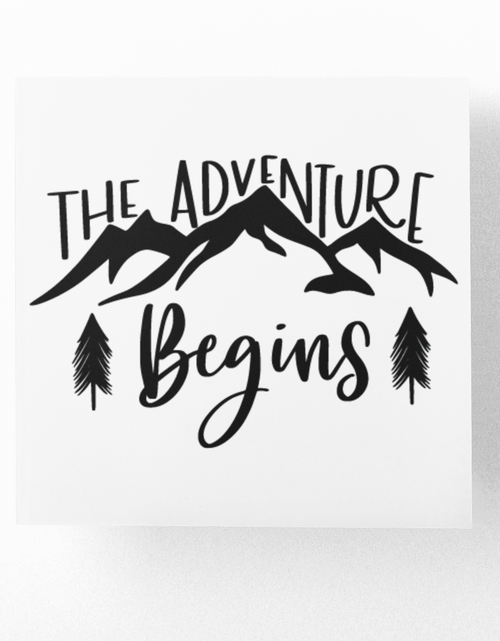Load image into Gallery viewer, The Adventure Begins Sticker by WinsterCreations™ Official Store
