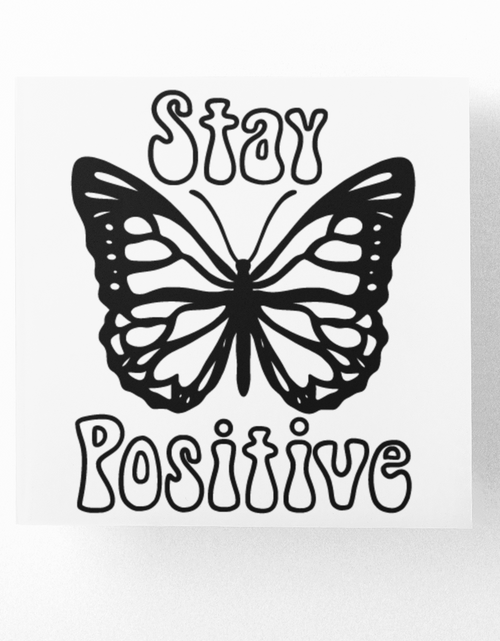 Load image into Gallery viewer, Stay Positive Boho Sticker by WinsterCreations™ Official Store
