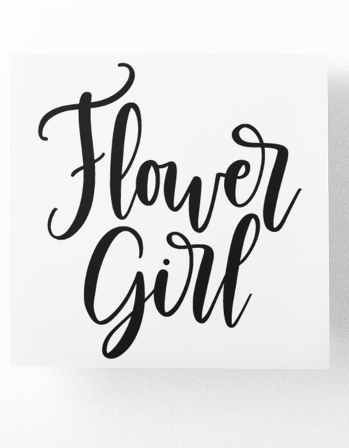 Load image into Gallery viewer, Flower Girl Bridal Sticker by WinsterCreations™ Official Store
