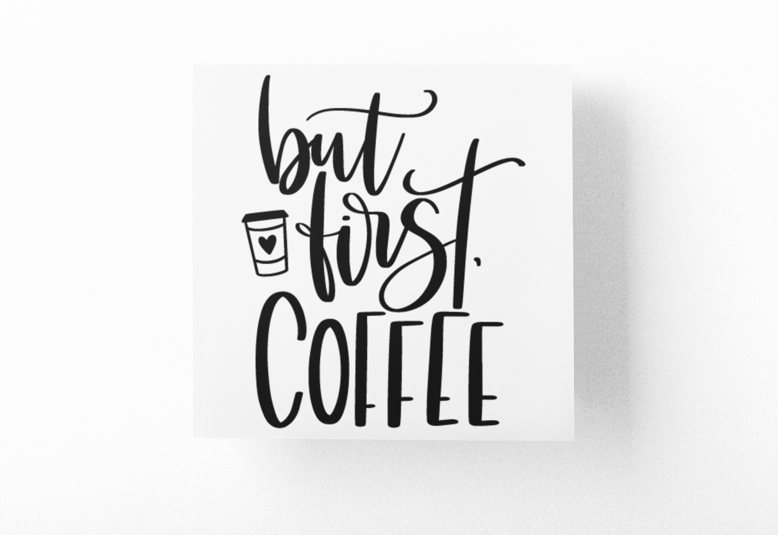 But First Coffee Sticker by WinsterCreations™ Official Store