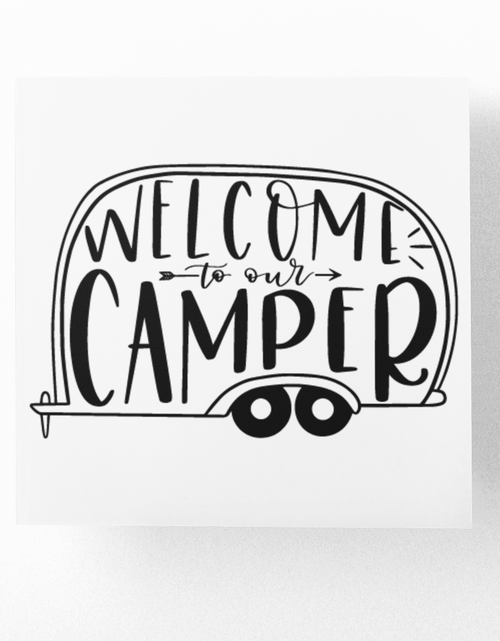 Load image into Gallery viewer, Welcome To Our Camper Adventure Sticker by WinsterCreations™ Official Store
