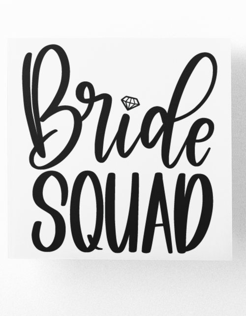 Load image into Gallery viewer, Bride Squad Bridal Sticker by WinsterCreations™ Official Store
