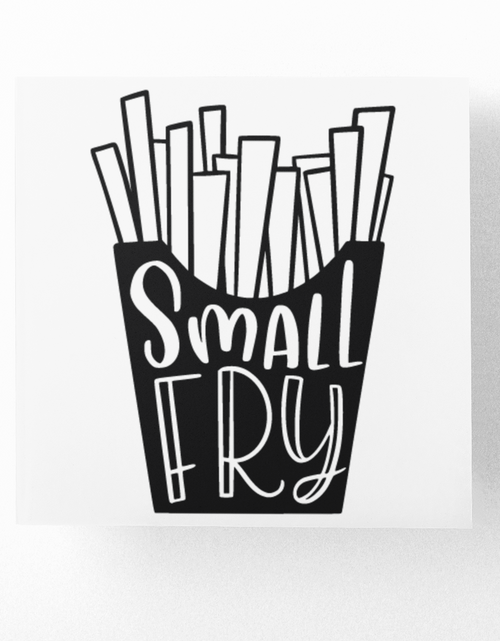 Load image into Gallery viewer, Small Fry Baby Sticker by WinsterCreations™ Official Store
