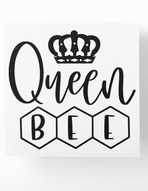 Load image into Gallery viewer, Queen Bee Bumble Bee Sticker by WinsterCreations™ Official Store
