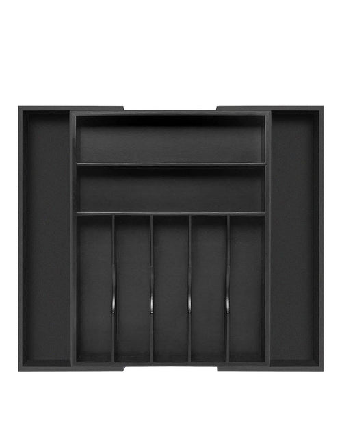 Load image into Gallery viewer, Black Silverware Tray by Royal Craft Wood
