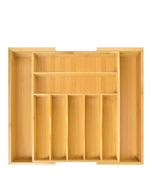 Load image into Gallery viewer, Silverware Drawer Organizer 9 Slots by Royal Craft Wood
