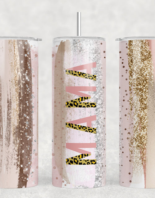 Load image into Gallery viewer, Mama  - 20 oz Steel Skinny Tumbler - Optional Blue Tooth Speaker - Speaker Color will Vary by Rowdy Ridge Co
