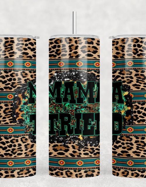 Load image into Gallery viewer, Mama Tried - 20 oz Steel Skinny Tumbler - Optional Blue Tooth Speaker - Speaker Color will Vary by Rowdy Ridge Co
