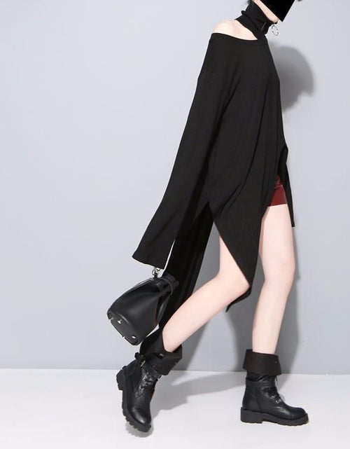 Load image into Gallery viewer, Diagho Collar Choker - Black by Marigold Shadows
