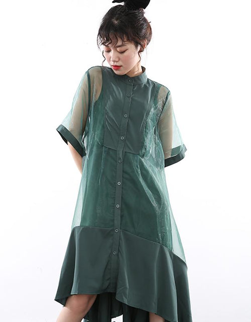 Load image into Gallery viewer, Koharu Irregular Shirt Dress by Marigold Shadows
