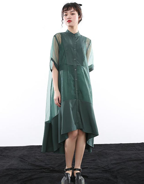 Load image into Gallery viewer, Koharu Irregular Shirt Dress by Marigold Shadows
