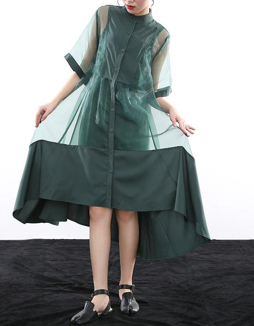 Load image into Gallery viewer, Koharu Irregular Shirt Dress by Marigold Shadows
