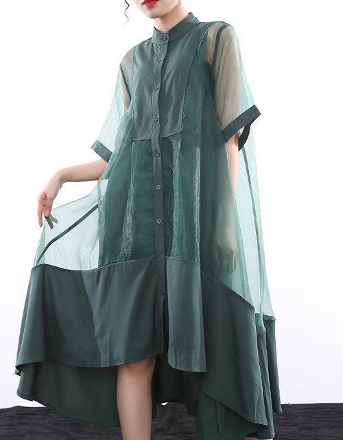 Load image into Gallery viewer, Koharu Irregular Shirt Dress by Marigold Shadows
