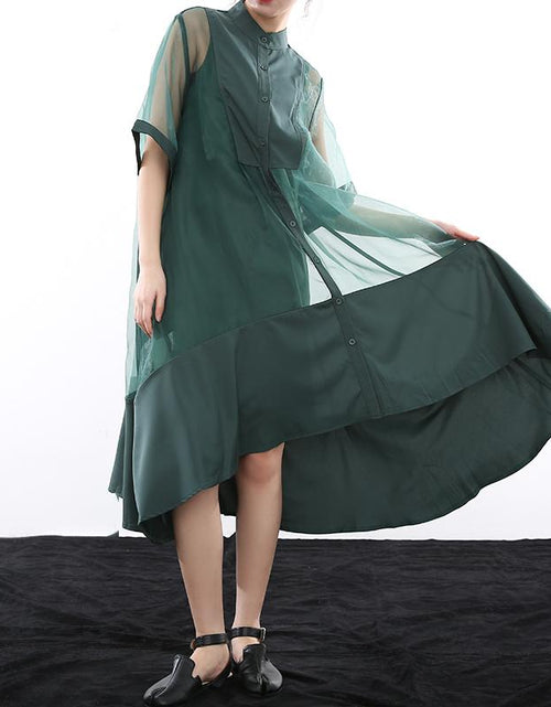 Load image into Gallery viewer, Koharu Irregular Shirt Dress by Marigold Shadows
