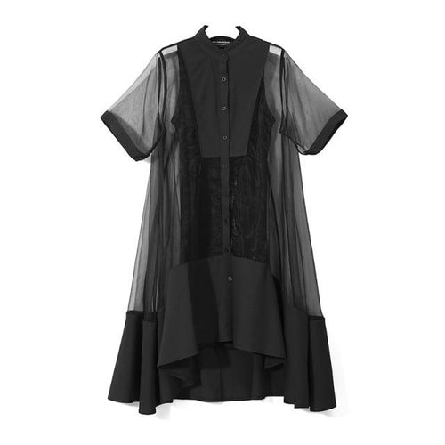 Load image into Gallery viewer, Koharu Irregular Shirt Dress by Marigold Shadows
