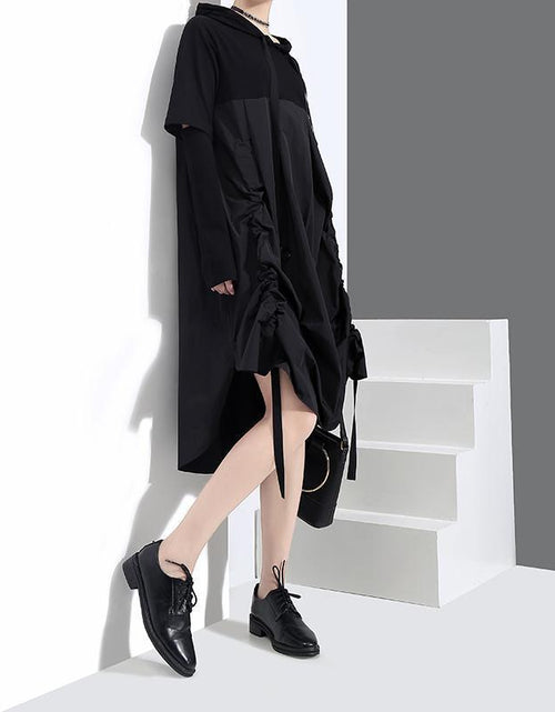 Load image into Gallery viewer, Lindy Ruched Babydoll Dress by Marigold Shadows
