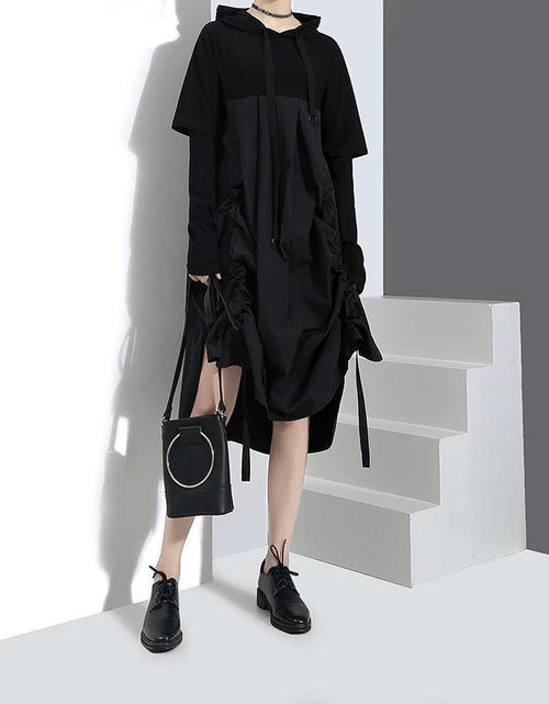 Load image into Gallery viewer, Lindy Ruched Babydoll Dress by Marigold Shadows
