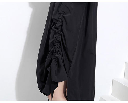 Load image into Gallery viewer, Lindy Ruched Babydoll Dress by Marigold Shadows
