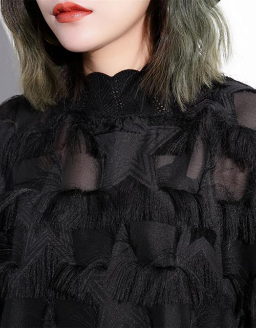 Load image into Gallery viewer, Yuko Loose Long Sleeve Dress by Marigold Shadows
