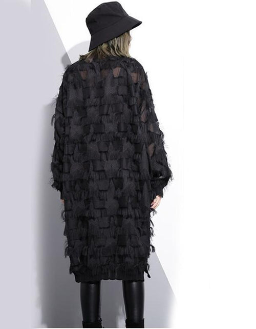 Load image into Gallery viewer, Yuko Loose Long Sleeve Dress by Marigold Shadows
