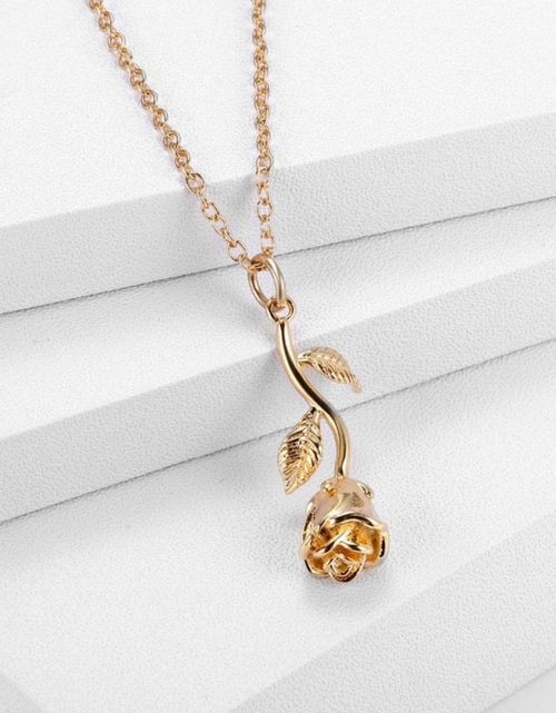Load image into Gallery viewer, Aimyon Rose Necklace by Marigold Shadows
