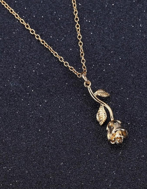 Load image into Gallery viewer, Aimyon Rose Necklace by Marigold Shadows

