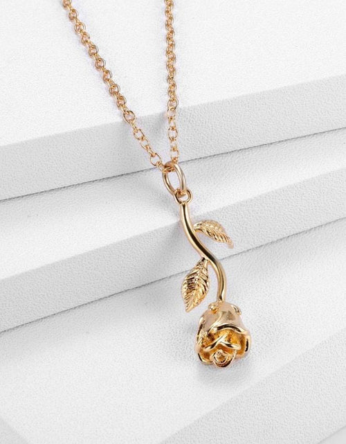 Load image into Gallery viewer, Aimyon Rose Necklace by Marigold Shadows
