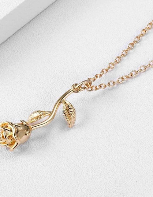 Load image into Gallery viewer, Aimyon Rose Necklace by Marigold Shadows
