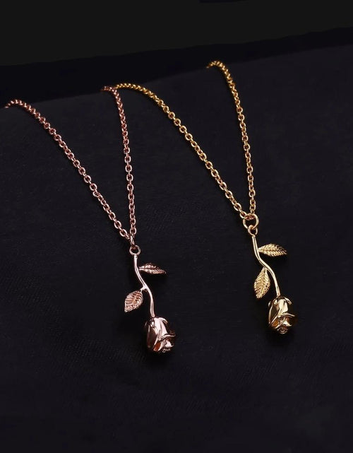 Load image into Gallery viewer, Aimyon Rose Necklace by Marigold Shadows
