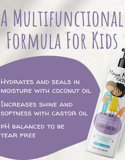 Load image into Gallery viewer, Maya Mari Kids Curly Hair Set for Coilies, Curlies, and Flyaways: 2in1 Shampoo, Leave-In Conditioner, and Hair Gel - Perfect for Your Little One's Curly and Wavy Hair! by  Los Angeles Brands
